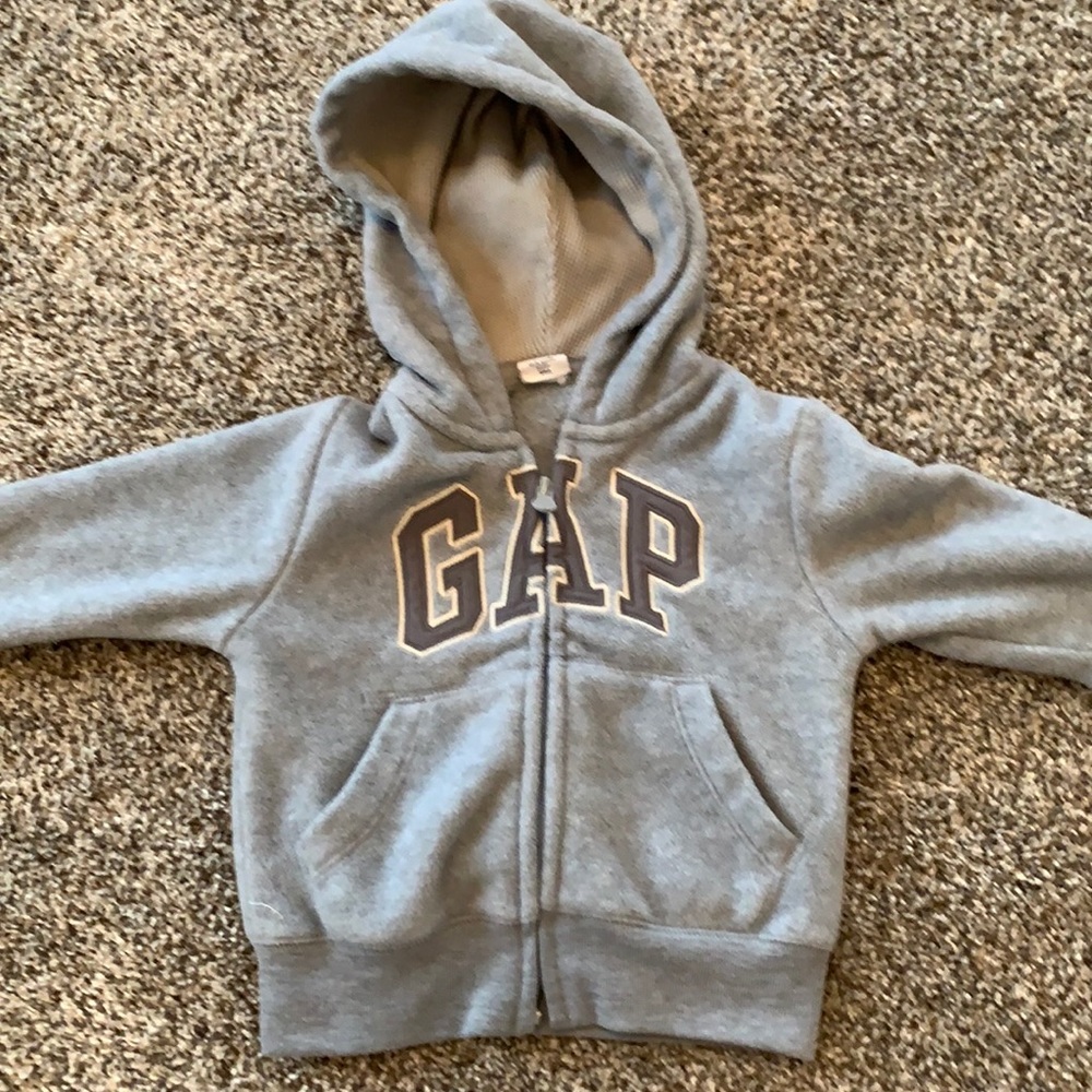 Gray GAP zip up sweatshirt